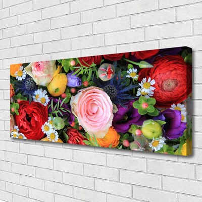 Canvas print Flowers floral multi