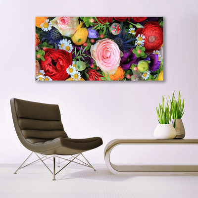 Canvas print Flowers floral multi