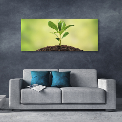 Canvas print Growth floral green