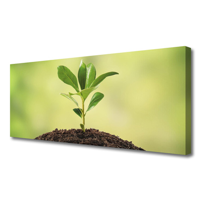 Canvas print Growth floral green