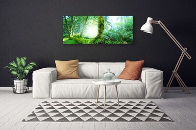 Canvas print Forest nature green