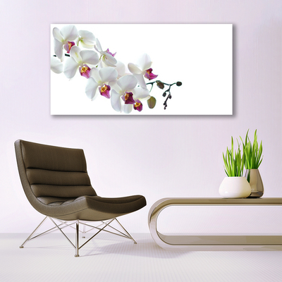 Canvas print Flowers floral white