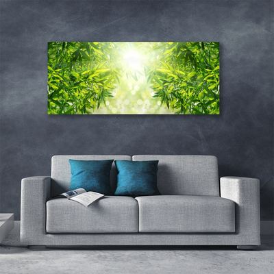 Canvas print Leaves nature green