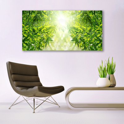 Canvas print Leaves nature green