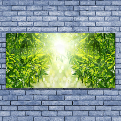 Canvas print Leaves nature green