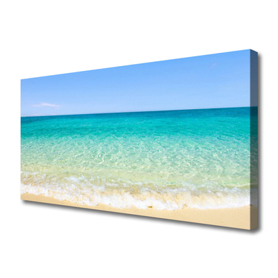 Canvas print Sea landscape blue