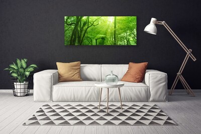 Canvas print Trees nature brown green