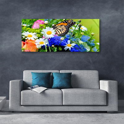 Canvas print Flowers nature multi