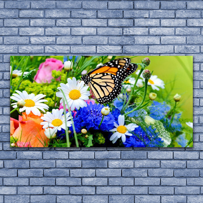 Canvas print Flowers nature multi