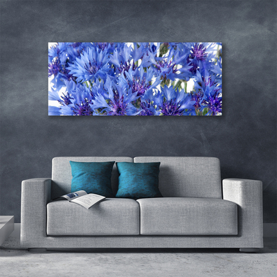 Canvas Wall art Flowers floral purple