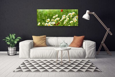 Canvas Wall art Daisy nature yellow white