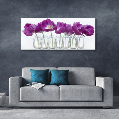 Canvas Wall art Flowers floral pink