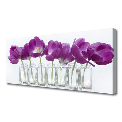 Canvas Wall art Flowers floral pink