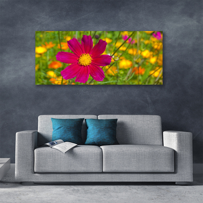 Canvas Wall art Flower floral yellow red