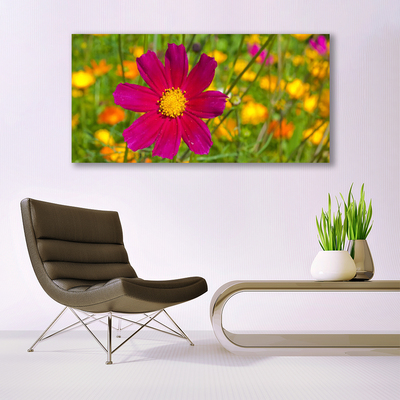 Canvas Wall art Flower floral yellow red