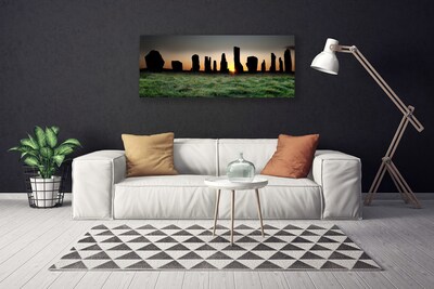 Canvas Wall art Rock art black