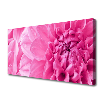 Canvas Wall art Flowers floral pink