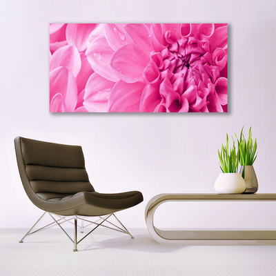 Canvas Wall art Flowers floral pink