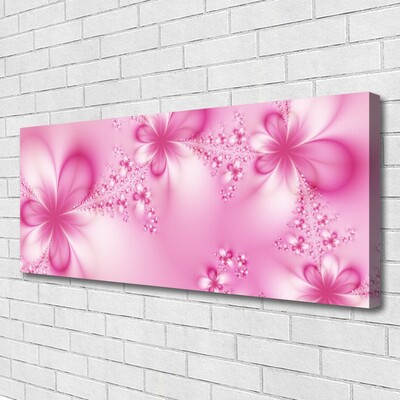Canvas Wall art Abstract art pink