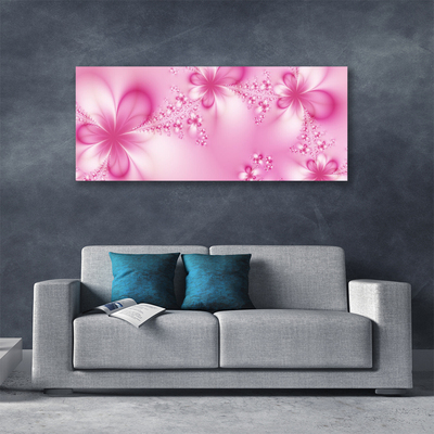 Canvas Wall art Abstract art pink