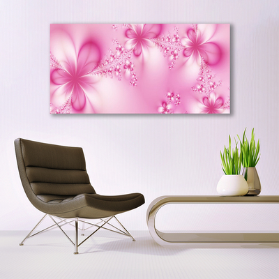 Canvas Wall art Abstract art pink