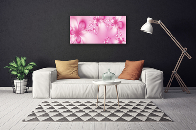 Canvas Wall art Abstract art pink