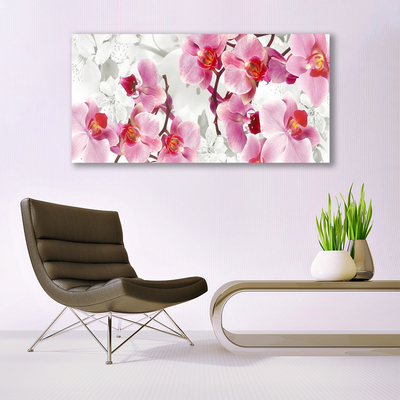 Canvas Wall art Flowers floral pink