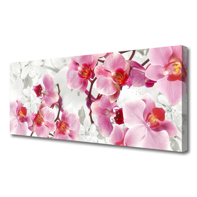 Canvas Wall art Flowers floral pink