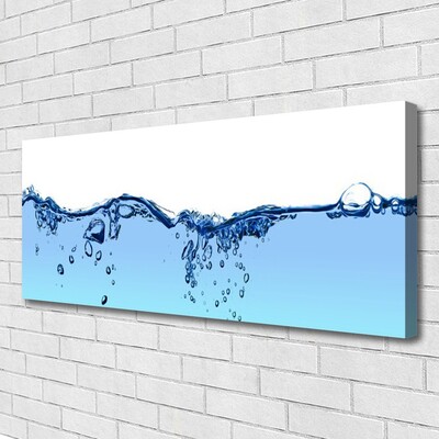 Canvas Wall art Water art blue