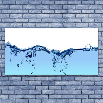 Canvas Wall art Water art blue