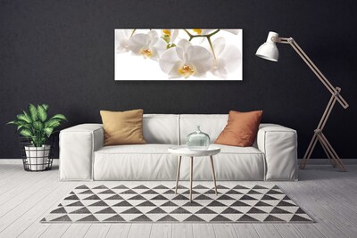 Canvas Wall art Flowers floral white