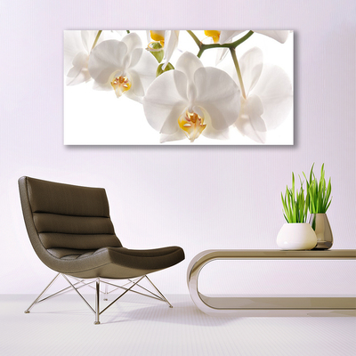 Canvas Wall art Flowers floral white