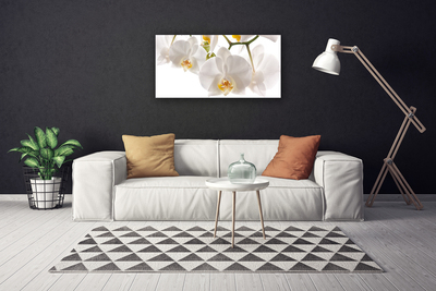 Canvas Wall art Flowers floral white