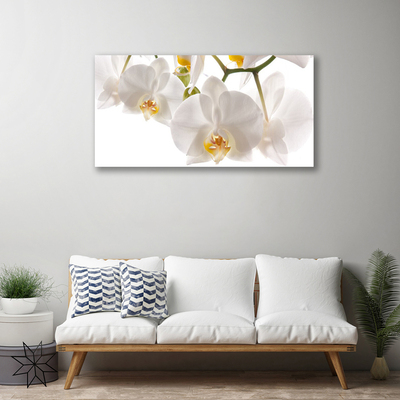 Canvas Wall art Flowers floral white