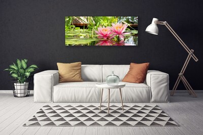 Canvas Wall art Flowers floral pink