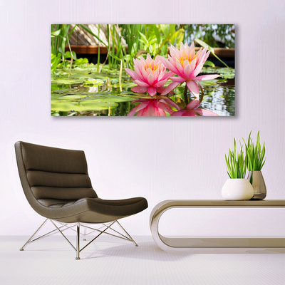 Canvas Wall art Flowers floral pink