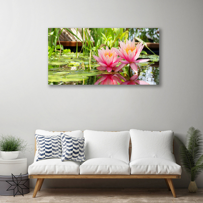 Canvas Wall art Flowers floral pink