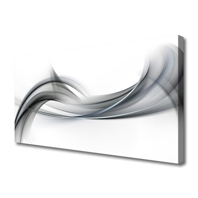 Canvas Wall art Abstract art grey white