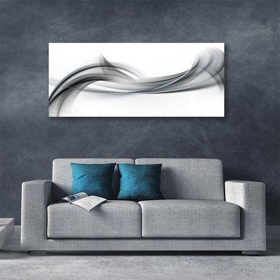 Canvas Wall art Abstract art grey white