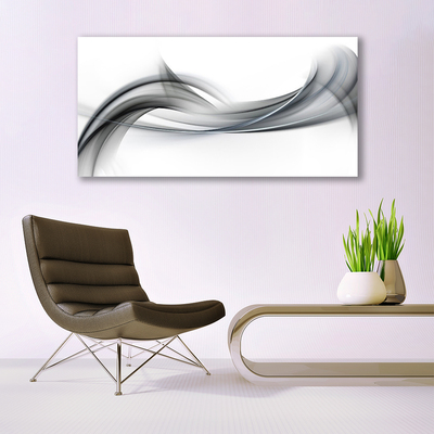 Canvas Wall art Abstract art grey white