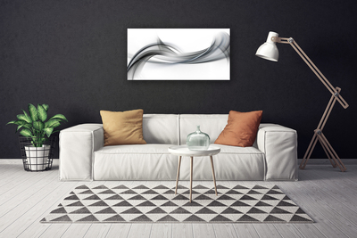 Canvas Wall art Abstract art grey white