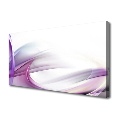 Canvas Wall art Abstract art pink white