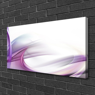 Canvas Wall art Abstract art pink white