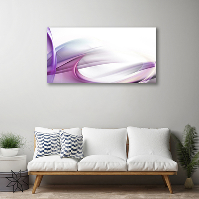 Canvas Wall art Abstract art pink white