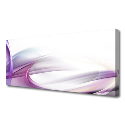 Canvas Wall art Abstract art pink white