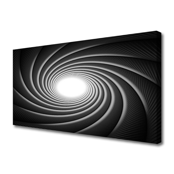 Canvas Wall art Abstract art grey white black