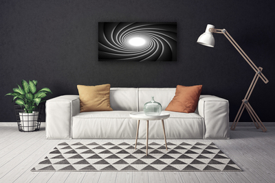 Canvas Wall art Abstract art grey white black