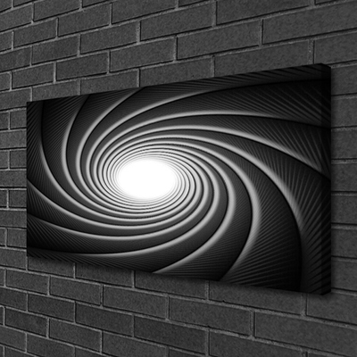 Canvas Wall art Abstract art grey white black