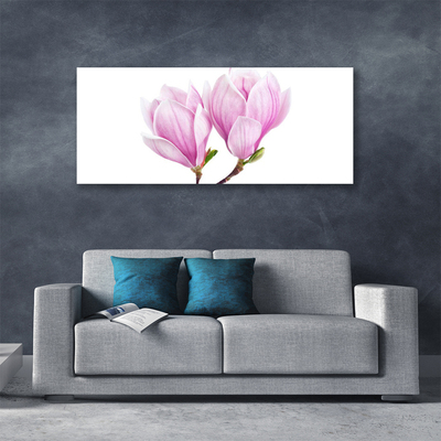 Canvas Wall art Flower floral pink