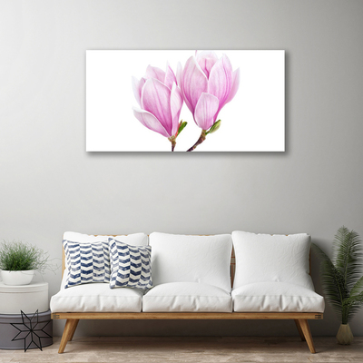 Canvas Wall art Flower floral pink